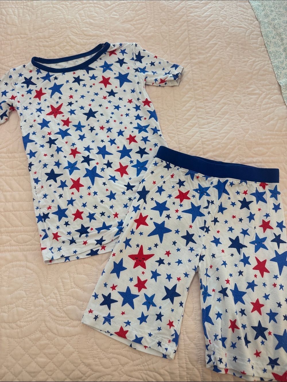 Unisex Size 5/6 Little Sleepies short sleeve/shorts Pajama Set